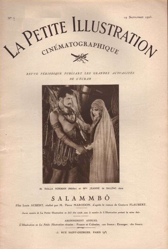 PETITE ILLUSTRATION | LA magazine side cover Issue 3 19 September 1925