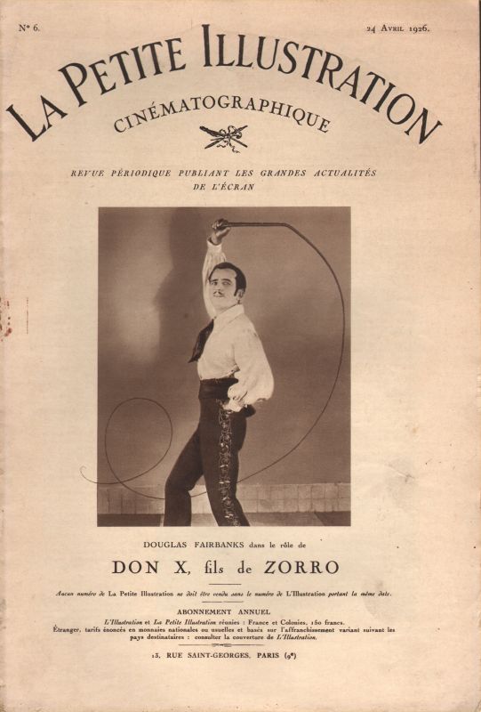 PETITE ILLUSTRATION | LA magazine side cover Issue 6 24 April 1926