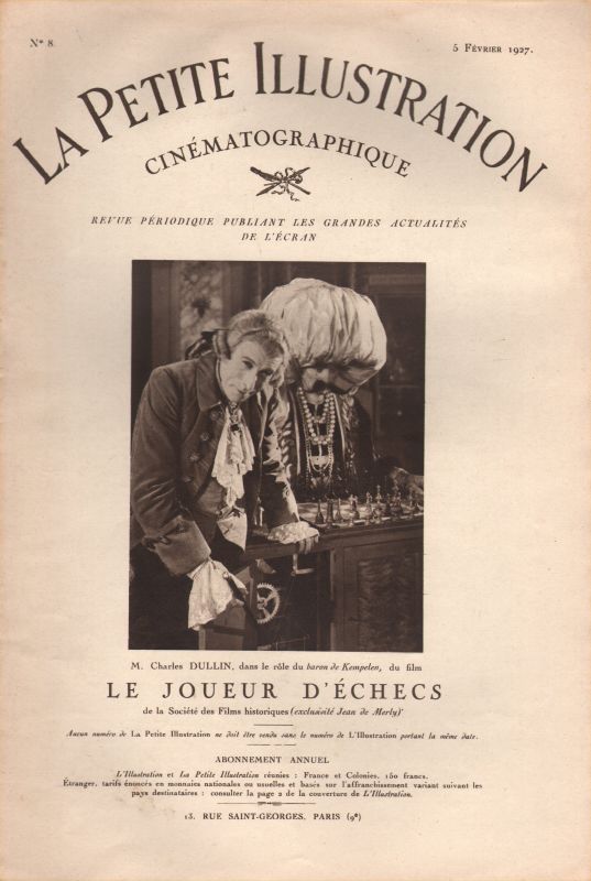 PETITE ILLUSTRATION | LA magazine side cover Issue 8 5 February 1927