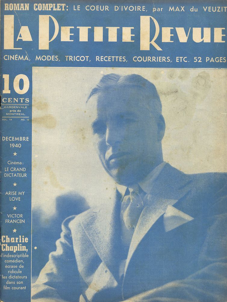 PETITE REVUE | LA magazine side cover December 1940