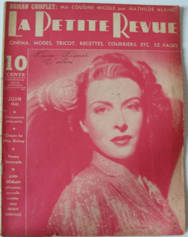 PETITE REVUE | LA magazine side cover June 1941