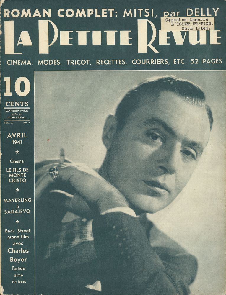 PETITE REVUE | LA magazine side cover April 1941
