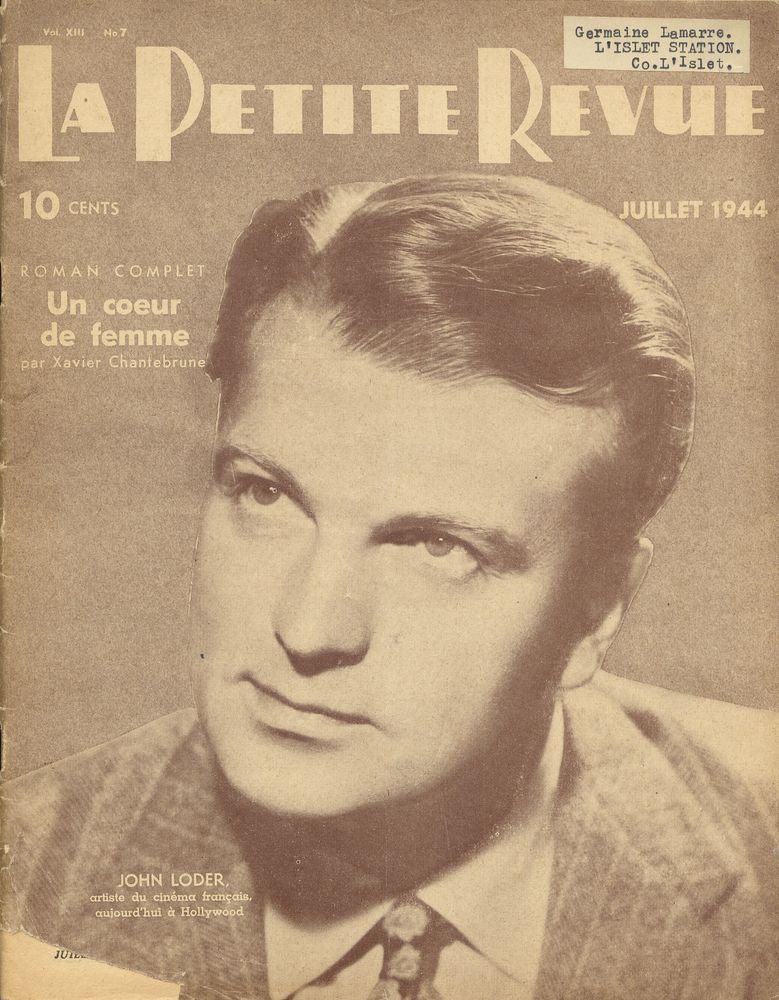 PETITE REVUE | LA magazine side cover July 1944