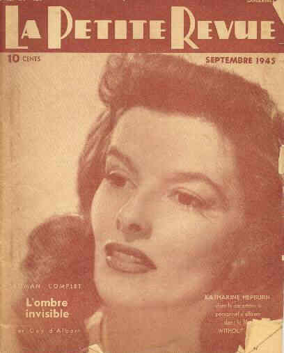 PETITE REVUE | LA magazine side cover September 1945