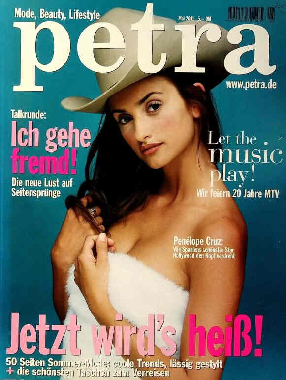 PETRA magazine side cover  May 2001