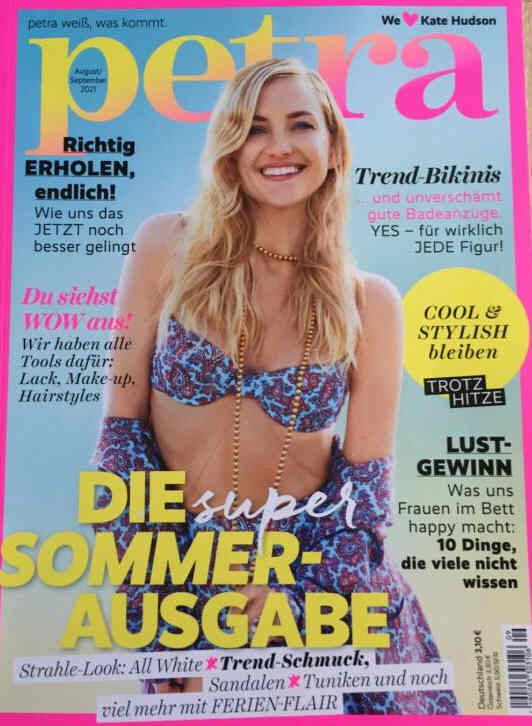 PETRA magazine side cover  August/September 2021