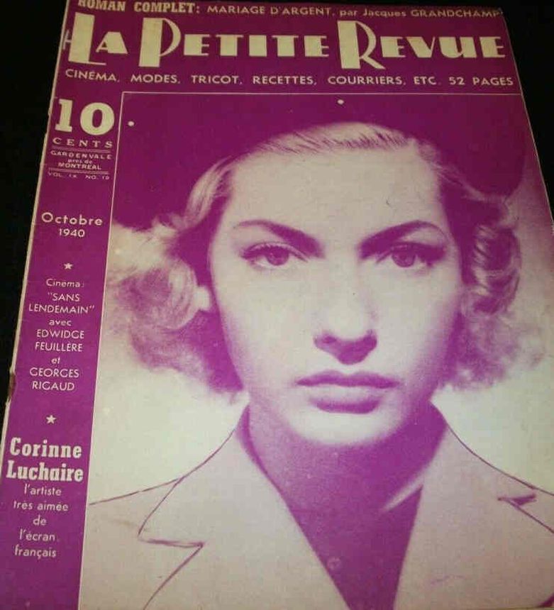 PETITE REVUE | LA magazine side cover  October 1940