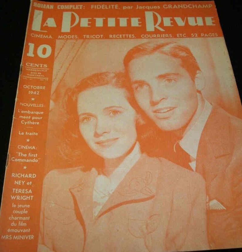 PETITE REVUE | LA magazine side cover  October 1942