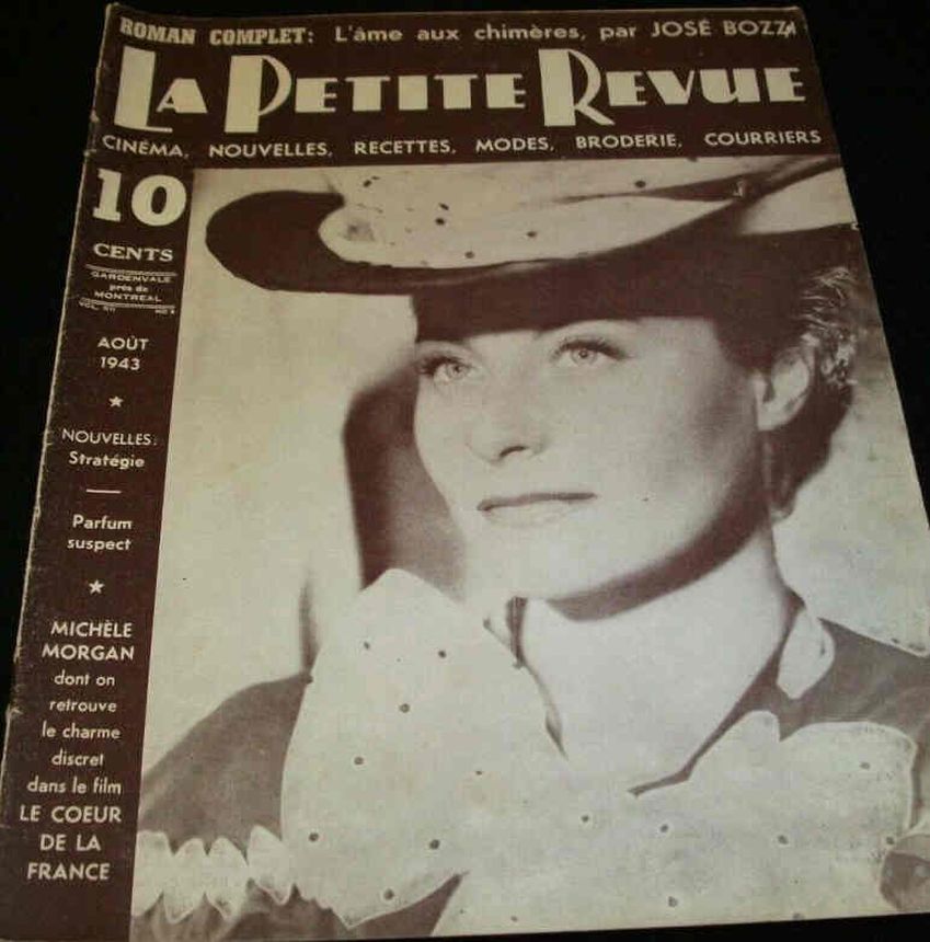 PETITE REVUE | LA magazine side cover  August 1943