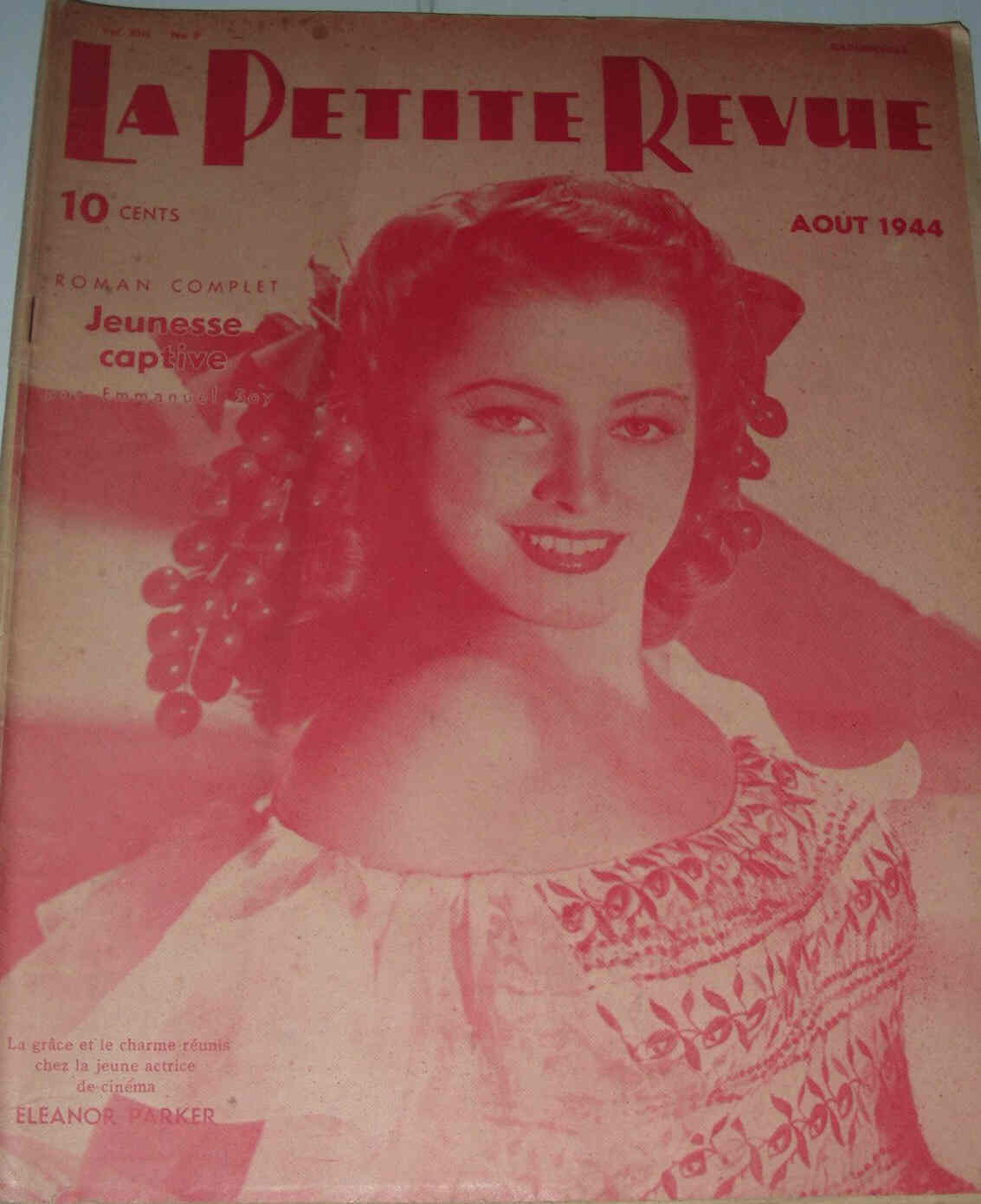 PETITE REVUE | LA magazine side cover August 1944
