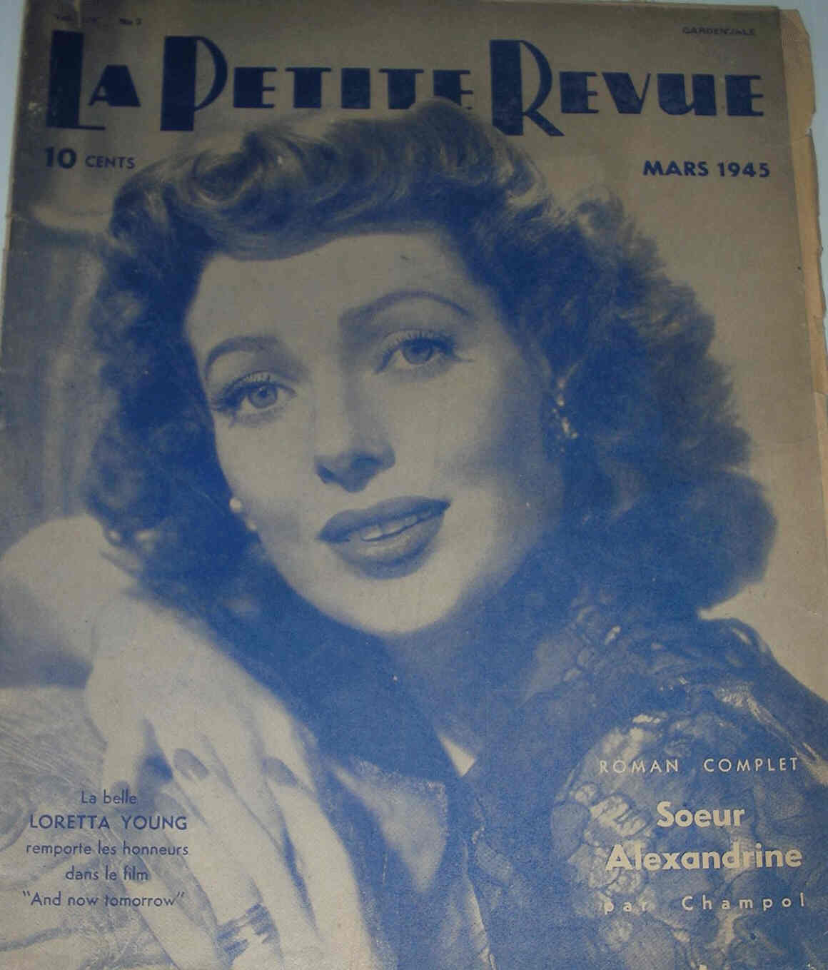 PETITE REVUE | LA magazine side cover March 1945