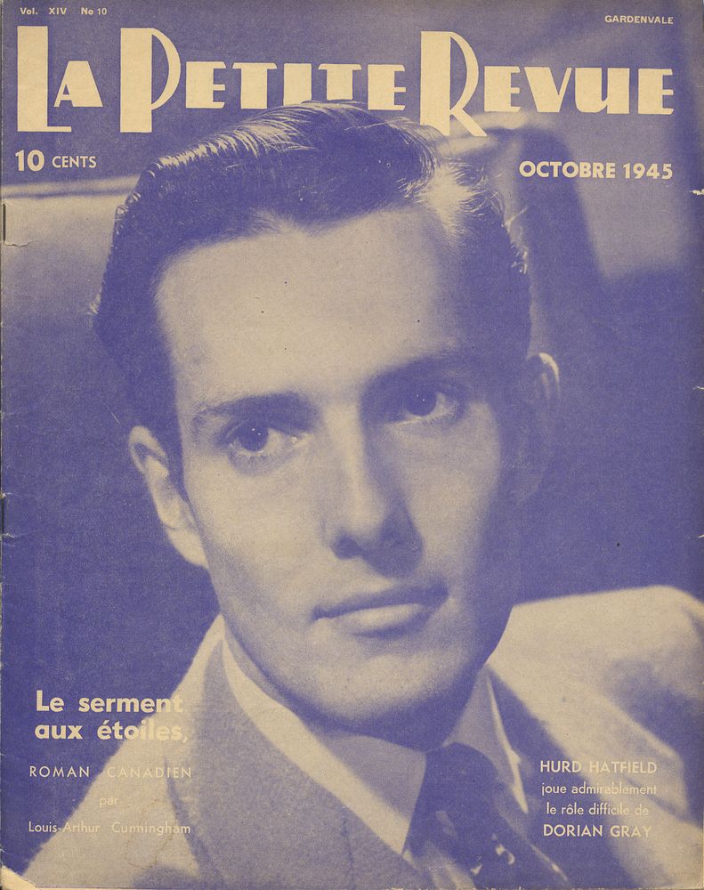 PETITE REVUE | LA magazine side cover  October 1945