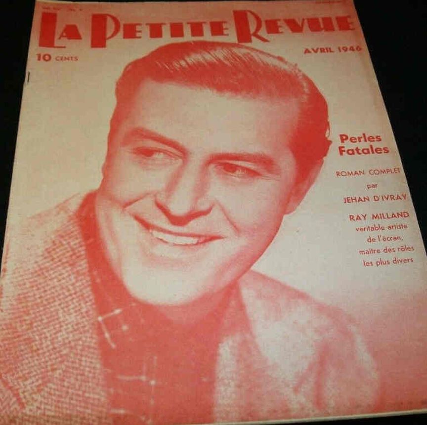 PETITE REVUE | LA magazine side cover  April 1946