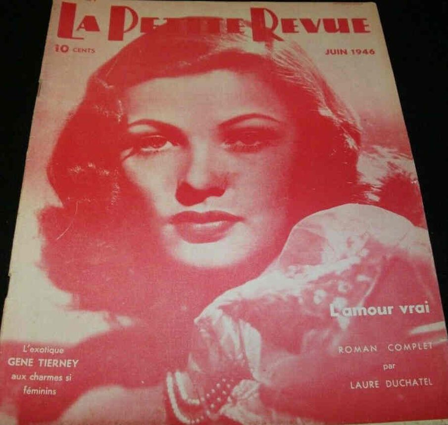 PETITE REVUE | LA magazine side cover  June 1946