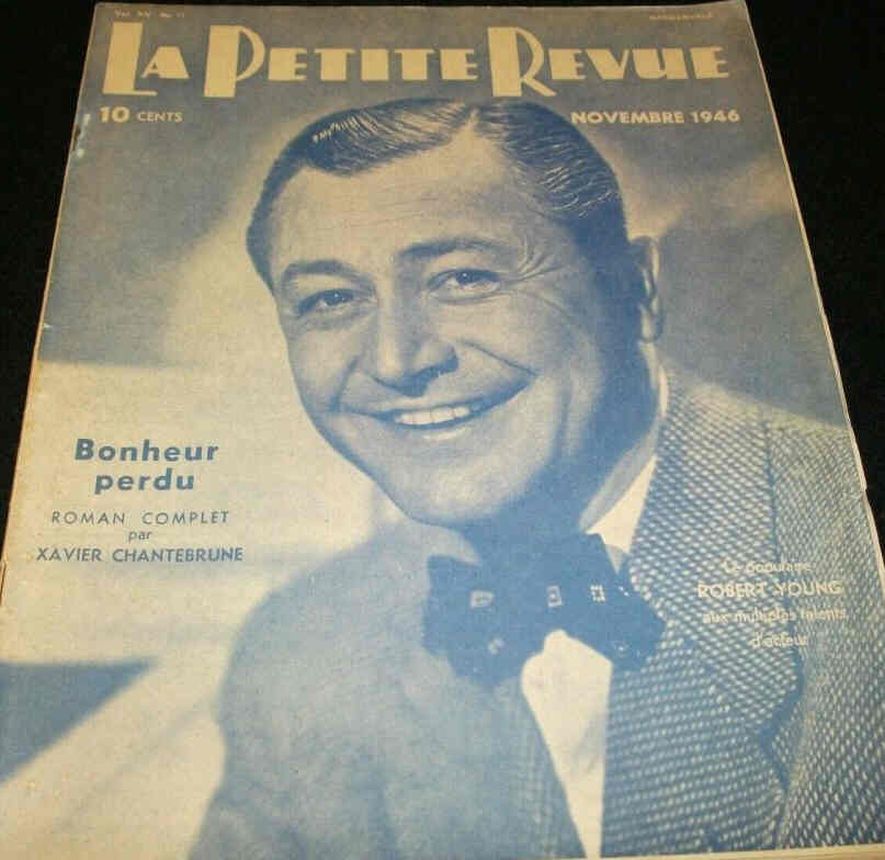 PETITE REVUE | LA magazine side cover  November 1946