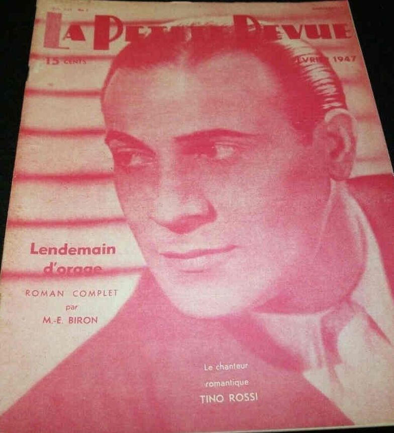 PETITE REVUE | LA magazine side cover  February 1947