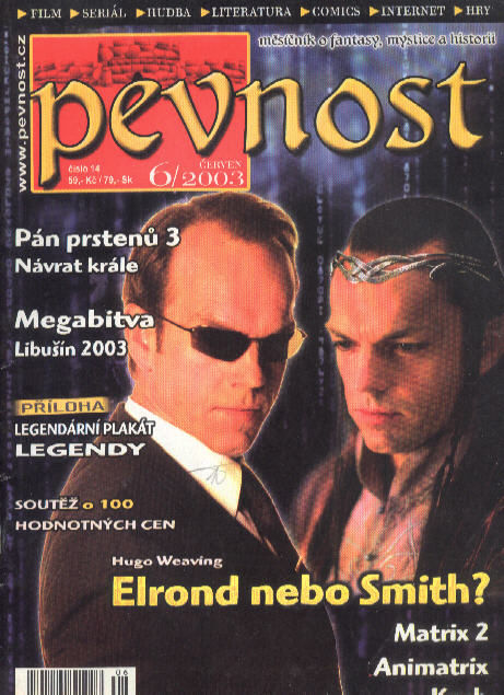 PEVNOST magazine side cover Issue 6   2003