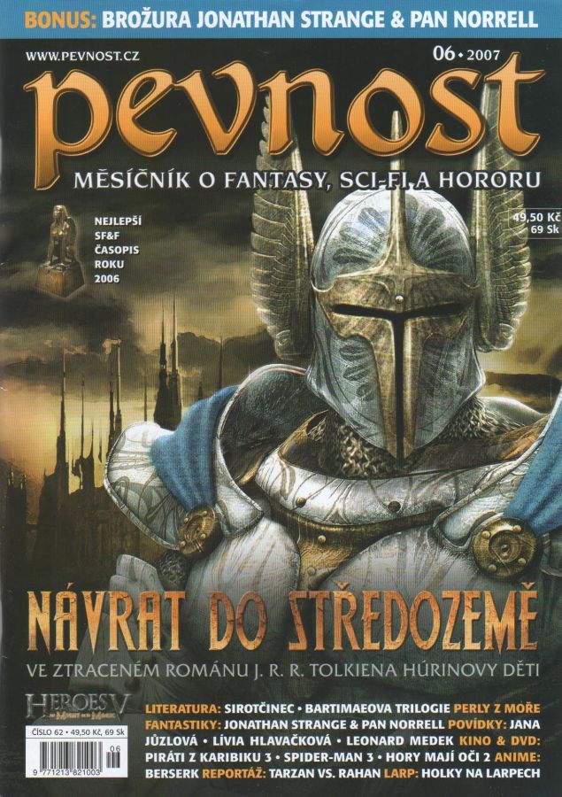 PEVNOST magazine side cover Issue 6  2007