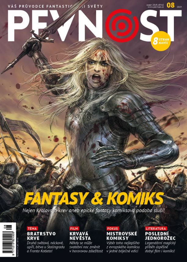 PEVNOST magazine side cover  August 2019