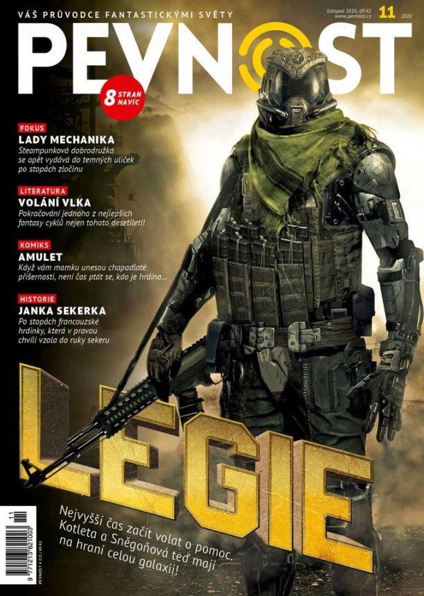PEVNOST magazine side cover  November 2020