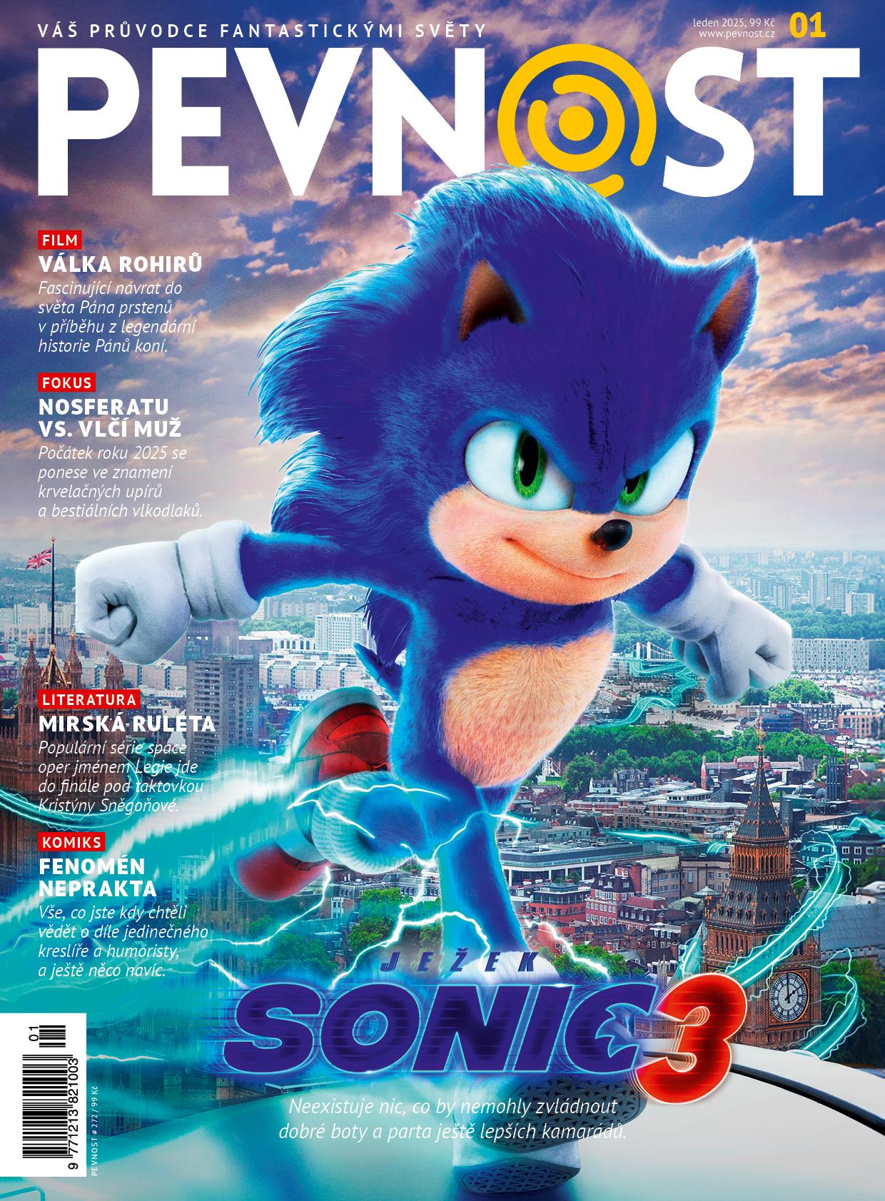 PEVNOST magazine side cover  January 2025