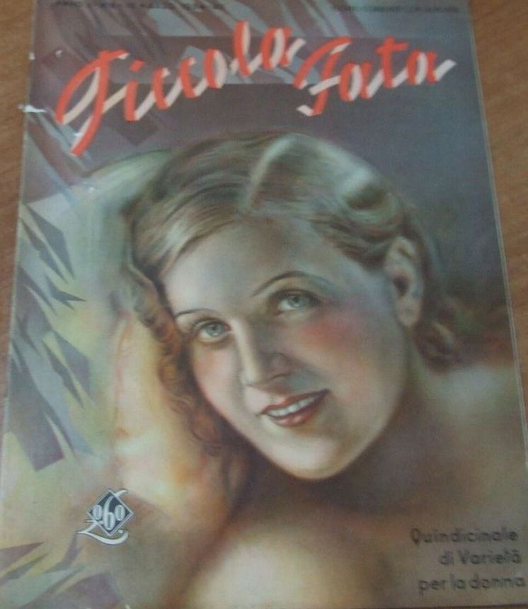 PICCOLA FATA magazine side cover Issue 6 15 March 1934