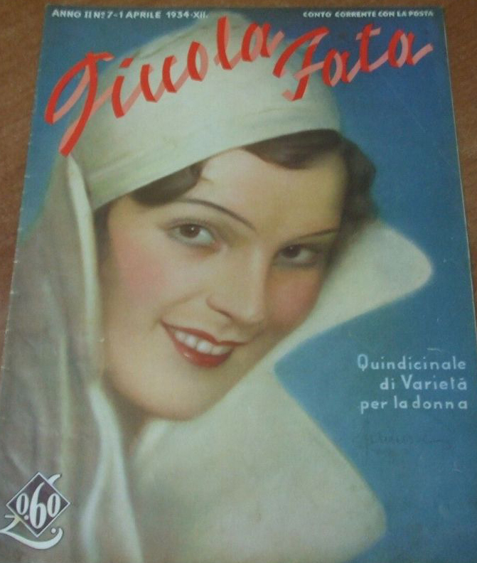 PICCOLA FATA magazine side cover Issue 7 1 April 1934