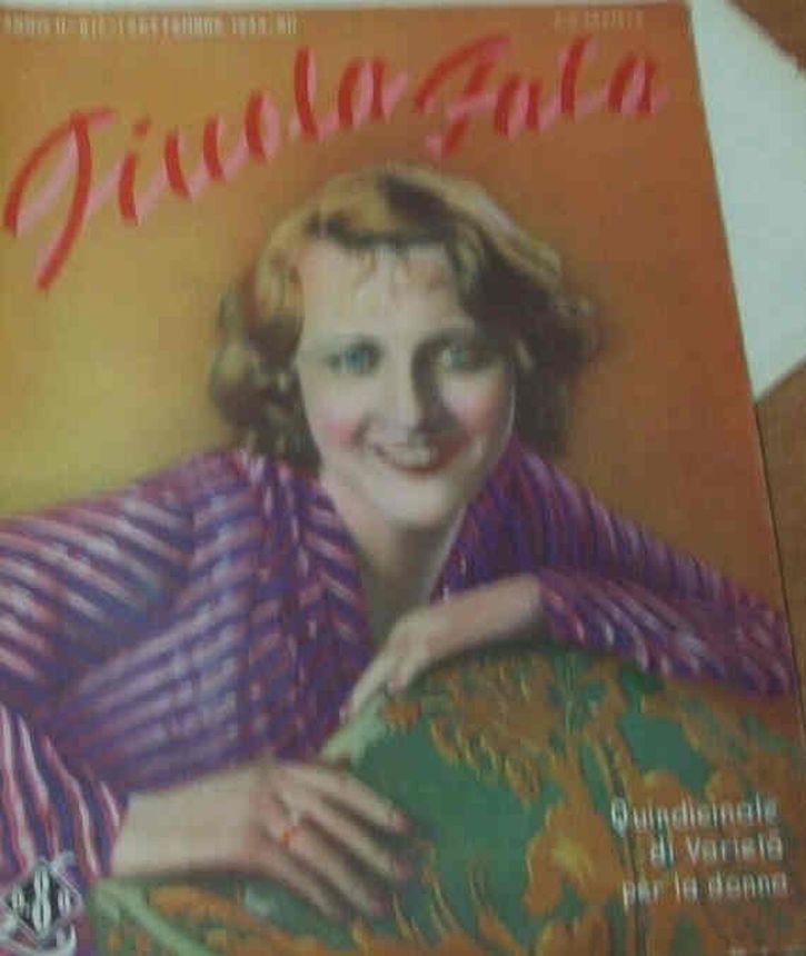 PICCOLA FATA magazine side cover Issue 17 1 September 1934