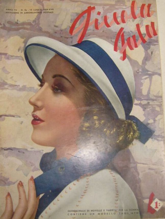 PICCOLA FATA magazine side cover Issue 14 15 July 1939