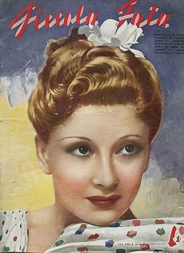 PICCOLA FATA magazine side cover Issue 4 15 February 1940