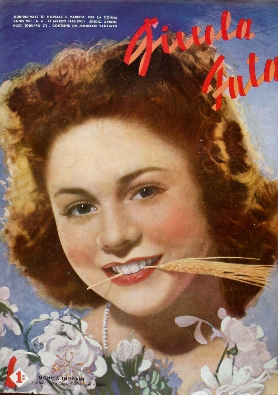 PICCOLA FATA magazine side cover Issue 6 15 March 1940