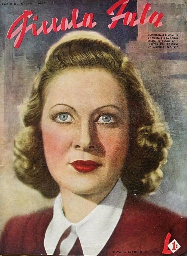 PICCOLA FATA magazine side cover Issue 4 15 February 1941