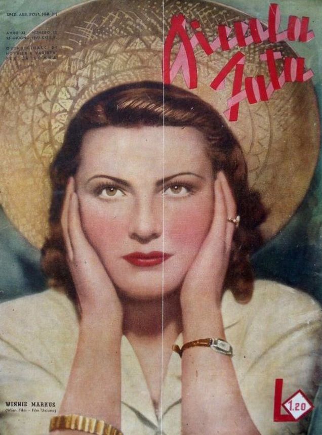 PICCOLA FATA magazine side cover Issue 12 15 June 1943