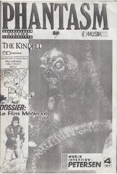 PHANTASM magazine side cover Issue 4  