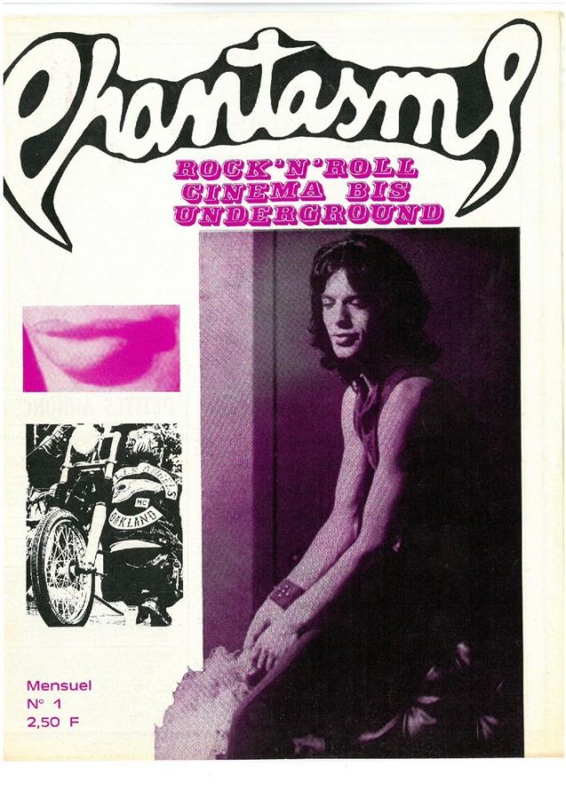 PHANTASME magazine side cover Issue 1   1971