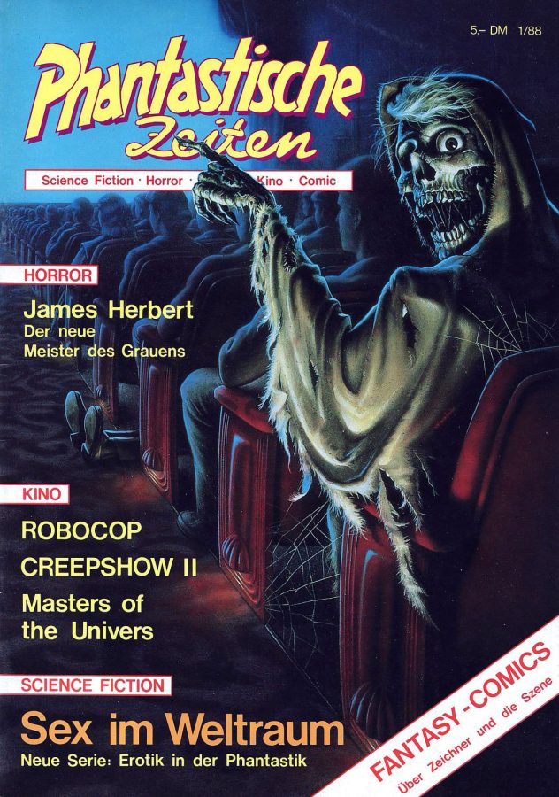 PHANTASTISCHE ZEITEN magazine side cover Issue 2 January 1988