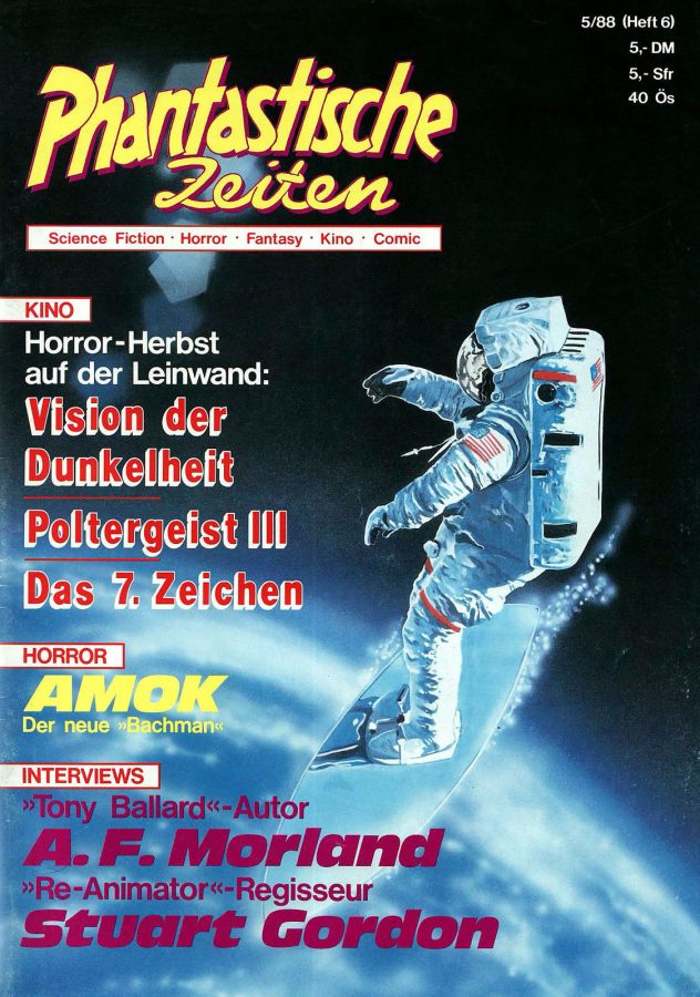 PHANTASTISCHE ZEITEN magazine side cover Issue 6 May 1988