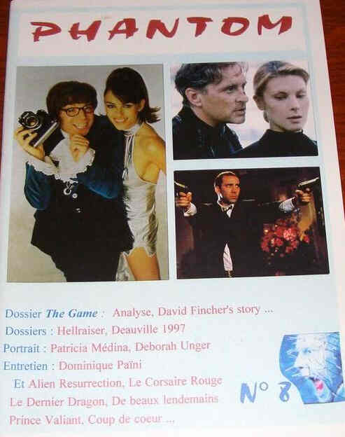 PHANTOM magazine side cover Issue 8 December 1997