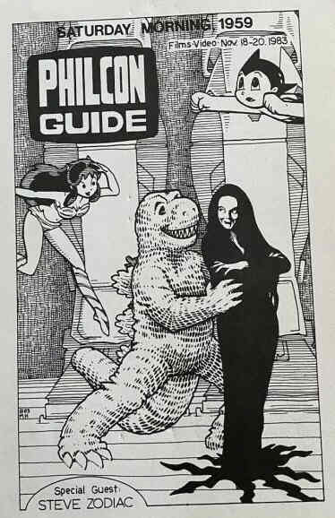 PHILCON GUIDE magazine side cover 18 November 1983