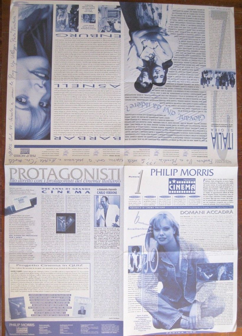 PHILIP MORRIS magazine side cover Issue 1  1990