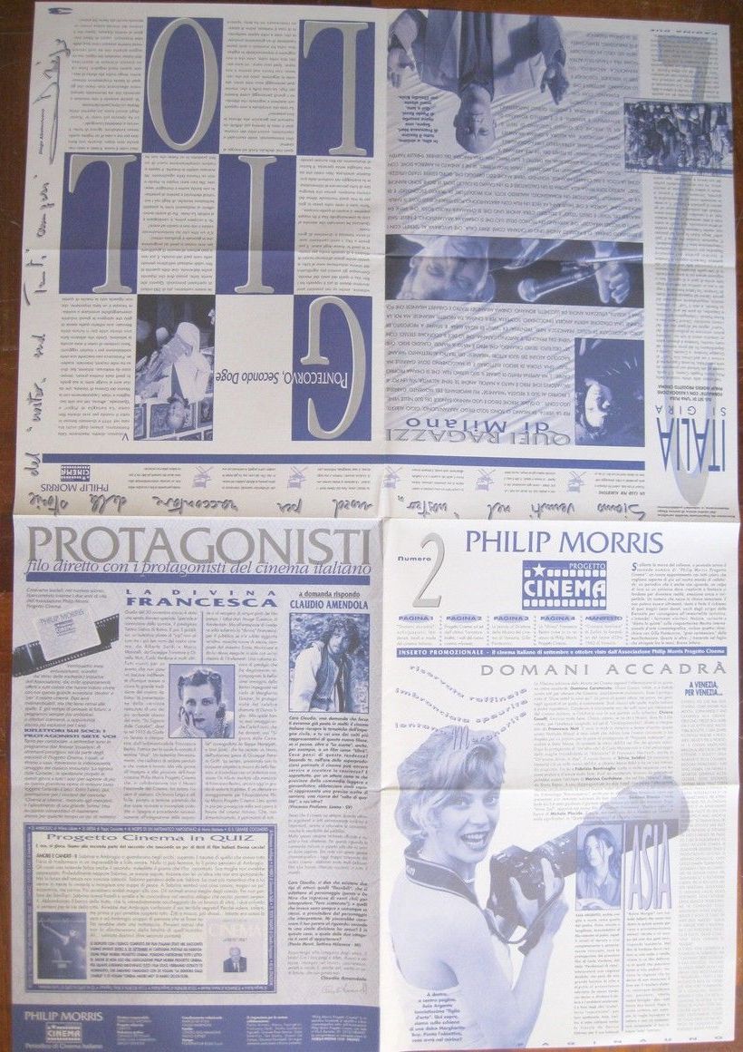 PHILIP MORRIS magazine side cover Issue 2  1990