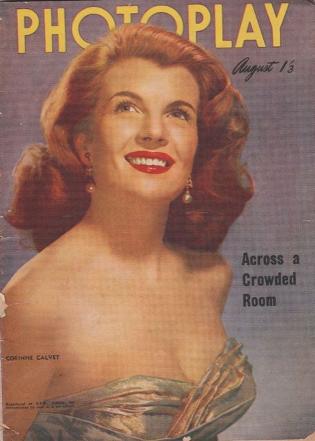 PHOTOPLAY (Au) magazine side cover  August 1951