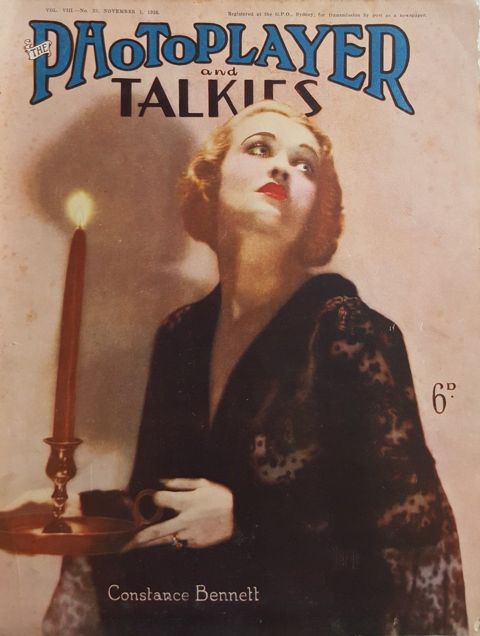 PHOTOPLAYER | THE magazine side cover  Vol 8 No 23 1 November 1930