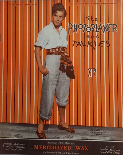 PHOTOPLAYER | THE magazine side cover  Vol 16 No 38 4 February 1939