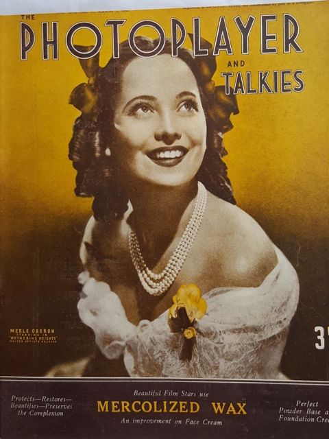 PHOTOPLAYER | THE magazine side cover  Vol 17 No 12 5 August 1939