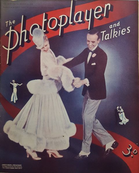 PHOTOPLAYER | THE magazine side cover  Vol 17 No 13 12 August 1939