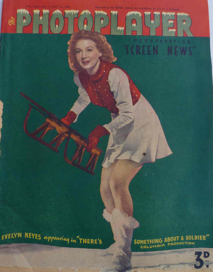 PHOTOPLAYER | THE magazine side cover  Vol 22 No 1 13 May 1944