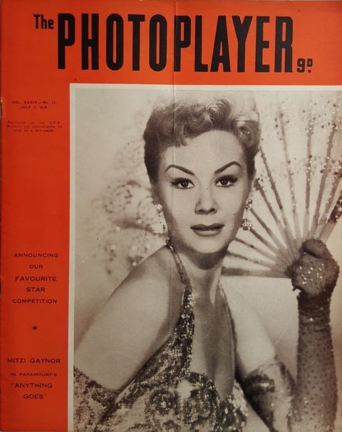 PHOTOPLAYER | THE magazine side cover  Vol 34 No 11 7 July 1956