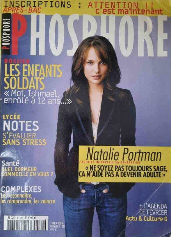 PHOSPHORE magazine side cover Issue 320  February 2008