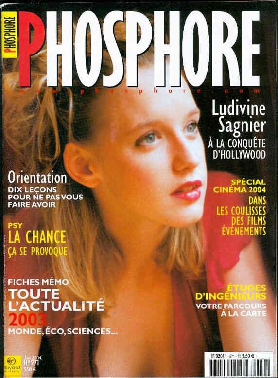 PHOSPHORE magazine side cover Issue 271 January 2004